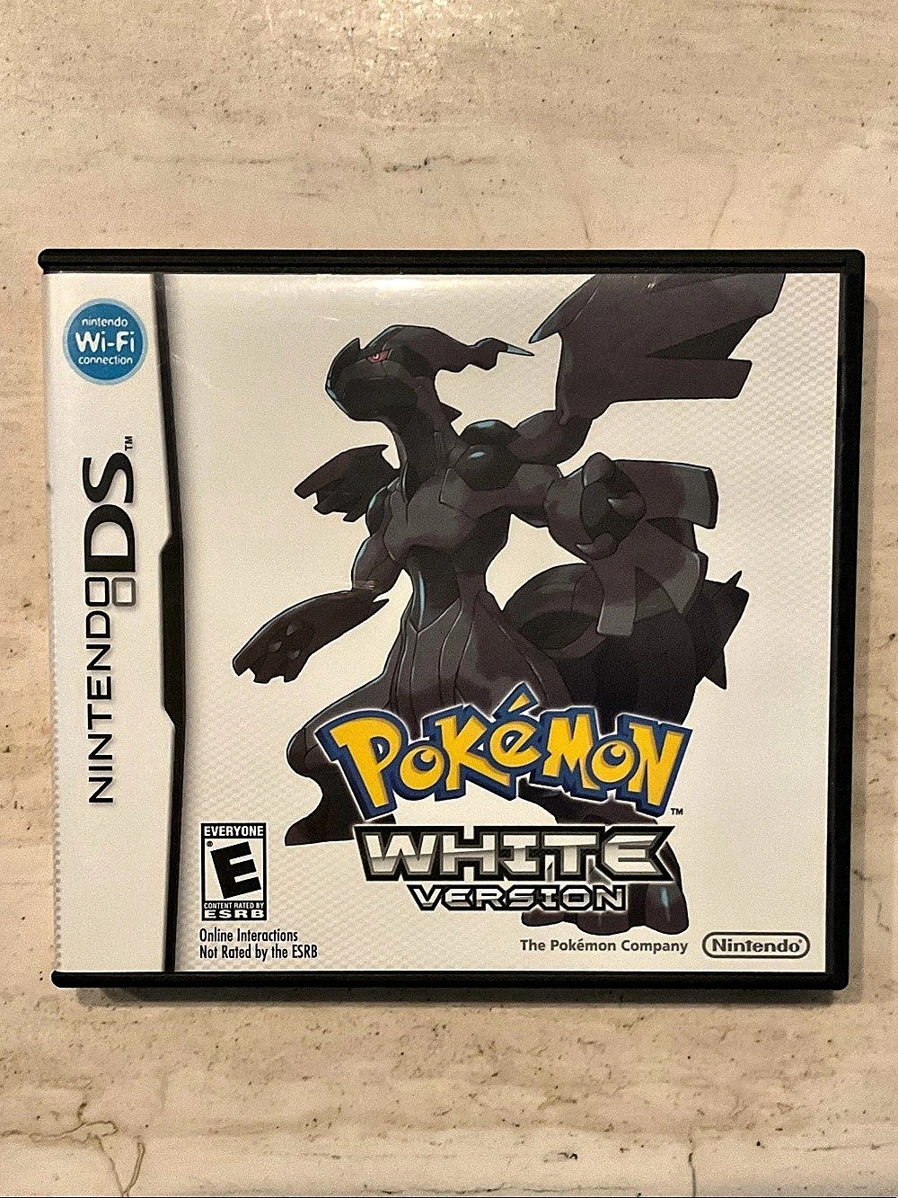 Empty Case Pokemon White Version Nintendo DS Game Case & Cover Artwork No Game